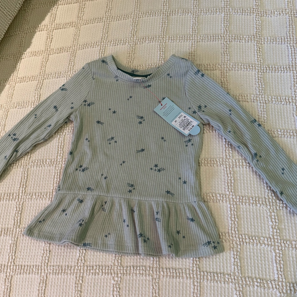 Cat & Jack Blue top Size 3T